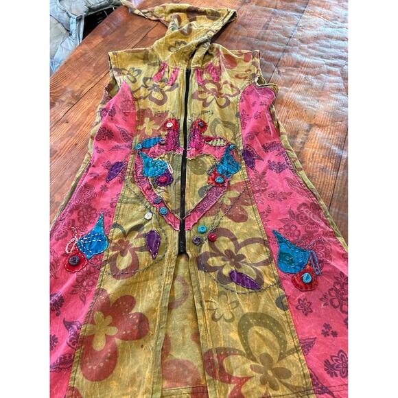 Sz L - Boho Zip up vest - Picture 1 of 7